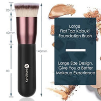 Thumbnail for Image 6 of KINGMAS Flat Top Foundation Brush Pack of 3