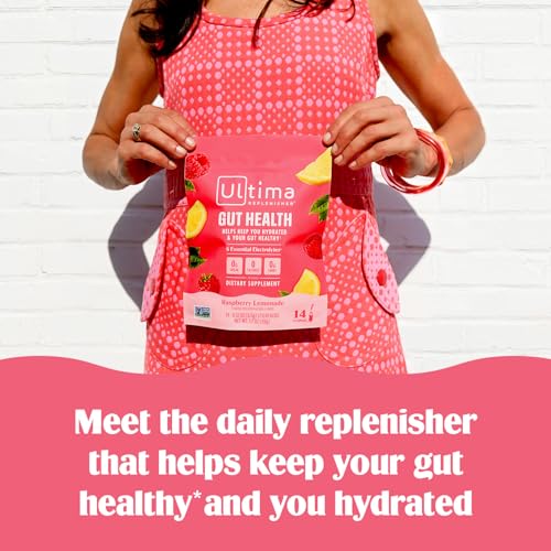Image 3 of Ultima Replenisher Gut Health Supplement, Raspberry Lemonade, 14 Stickpacks