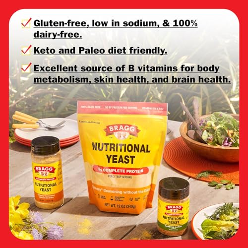Image 4 of Bragg Premium Nutritional Yeast Seasoning - Original, 12 Ounce (Pack of 2)
