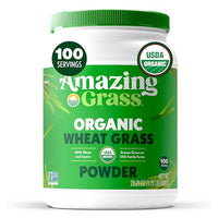 Thumbnail for Image 1 of Default Title for the product Amazing Grass Wheat Grass Powder, Whole-Leaf, 100 Servings