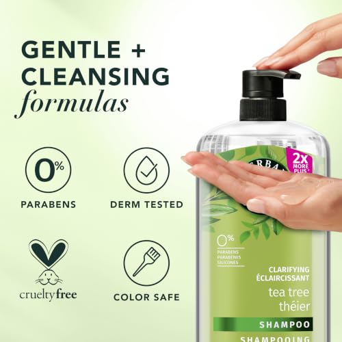 Image 6 of Herbal Essences Tea Tree Clarify and Purify Shampoo and Conditioner Set, 67.6 fl oz each