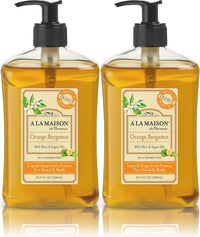 Thumbnail for Image 1 of Default Title for the product A LA MAISON Orange Bergamot Natural Hand Wash 16.9 Fl Oz, 2 Pack