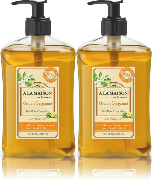 Image 1 of Default Title for the product A LA MAISON Orange Bergamot Natural Hand Wash 16.9 Fl Oz, 2 Pack