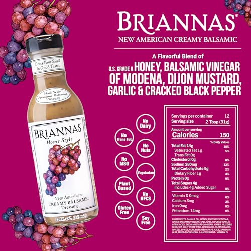 Image 4 of BRIANNAS Home Style Variety Pack Salad Dressings 12 oz. Bottles 3 Pack