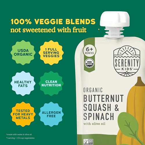 Image 4 of Serenity Kids Organic Baby Food Pouches, No Added Sugar, 3.5 Oz, 6 Pack