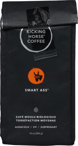 Image 2 of Kicking Horse Coffee Smart Ass Medium Roast Ground 10 Ounce