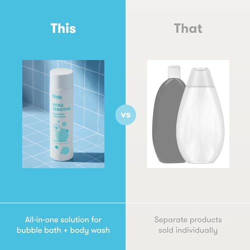 Image 6 of Frida Baby Unscented Fragrance-Free Bubble Bath + Body Wash
