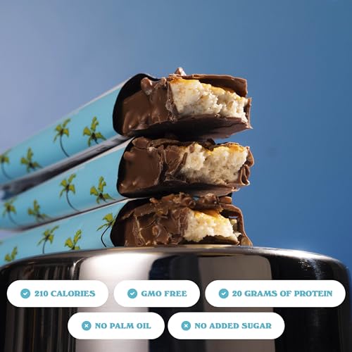 Image 4 of BAREBELLS Protein Bars Coconut Caramel Almond - 12 Count, 20g High Protein Treats