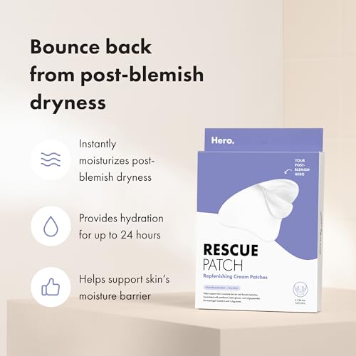 Image 6 of HERO COSMETICS Rescue Patch Moisturizing Post-Blemish Cream Patch, 6 Ct