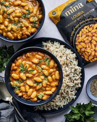 Thumbnail for Image 6 of Mina Loubia Moroccan White Bean Stew, 13g Plant Protein, Ready in Minutes, Vegan Friendly, Gluten Free, Kosher & Non-GMO, 10 Ounce (Pack of 6)