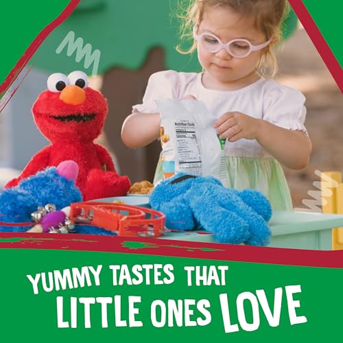 Image 7 of Earth's Best Organic Kids Snacks, Sesame Street Toddler Snacks, Organic Garden Veggie Straws, .5 oz Bags, 12 Count
