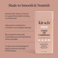 Thumbnail for Image 3 of Kitsch Castor Oil Conditioner for Women & Men – 12.3 oz