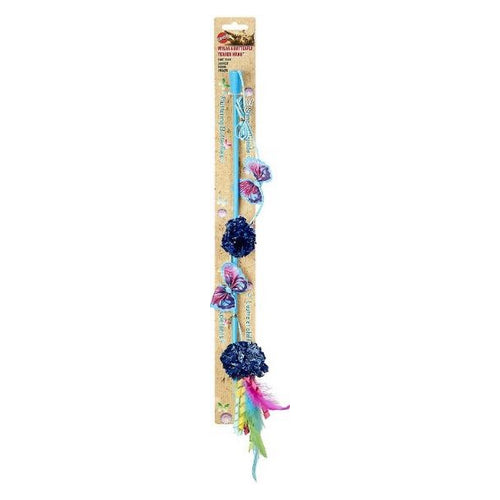 Butterfly and Mylar Teaser Wand Cat Toy - Assorted Colors 1 count by Spot