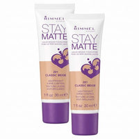 Thumbnail for Image 32 of Classic Beige / 1 Fl Oz (Pack of 2) for the product Rimmel Stay Matte Liquid Foundation