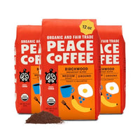 Thumbnail for Image 1 of Default Title for the product Peace Coffee Birchwood Breakfast Blend Ground Coffee, 12 oz, 3-Pack