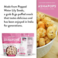 Thumbnail for Image 5 of AshaPops Popped Water Lily Seeds, Himalayan Pink Salt, 1 oz Bags, Pack of 6