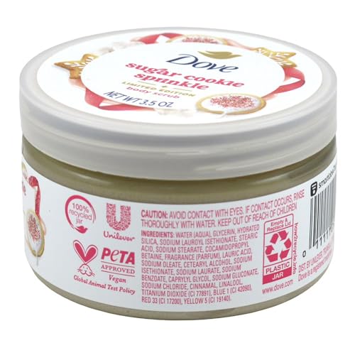 Image 2 of Dove Sugar Cookie Sprinkle Body Scrub Exfoliating Body Polish, 3.5 oz
