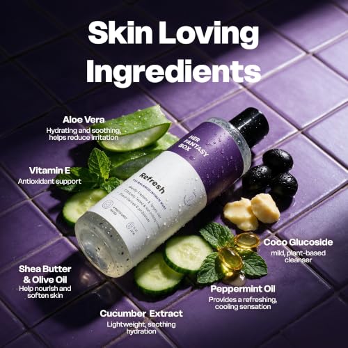 Image 3 of Her Fantasy Box Refresh pH Balancing Shower Gel 16 oz