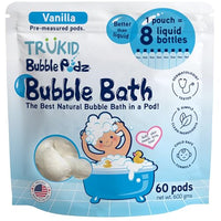 Thumbnail for Image 19 of Vanilla / 60 Count (Pack of 1) for the product TruKid Bubble Podz Bubble Bath for Kids, Toddlers, & Babies