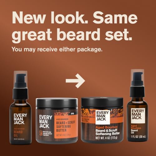 Image 3 of Every Man Jack Hydrating Beard Oil & Butter for Men, Aged Bourbon