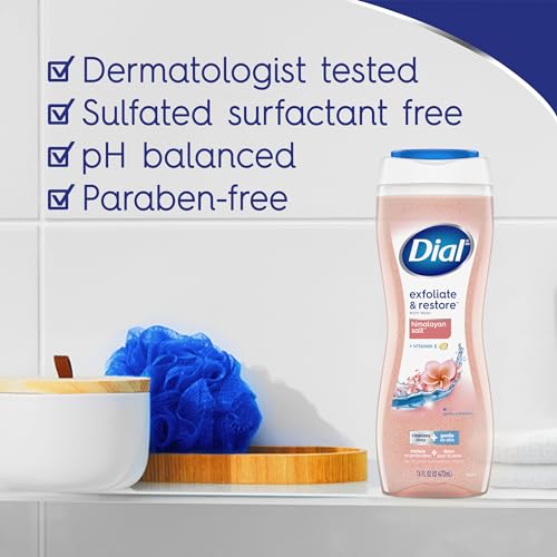 Image 4 of Dial Body Wash, Exfoliate & Restore Himalayan Salt, 16 fl oz, Pack of 6