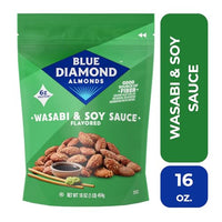 Thumbnail for Image 3 of Blue Diamond Almonds Wasabi and Soy Sauce Snack Nuts, 16 oz, Pack of 1