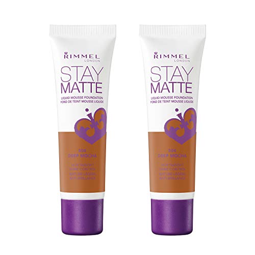 Image 3 of Deep Mocha / 2 Fl Oz (Pack of 1) for the product Rimmel Stay Matte Liquid Foundation