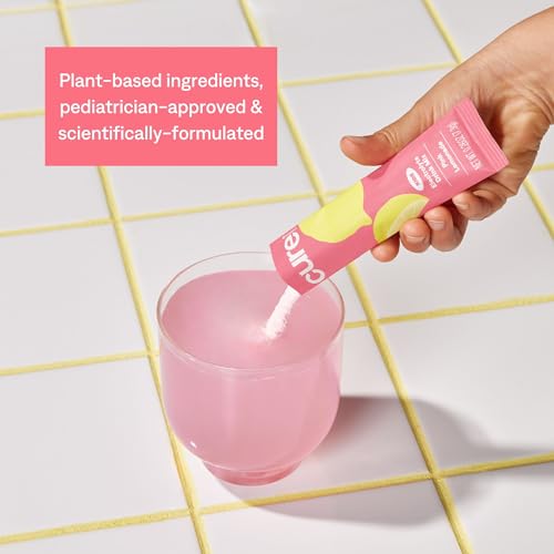Image 3 of Cure Hydration Electrolyte Drink Powder Pink Lemonade 14 Packets