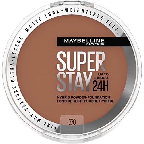 Image 4 of SUPERSTAY POWDER 370 / 0.2 Ounce (Pack of 1) for the product MAYBELLINE Super Stay Up To 24HR Hybrid Powder-Foundation