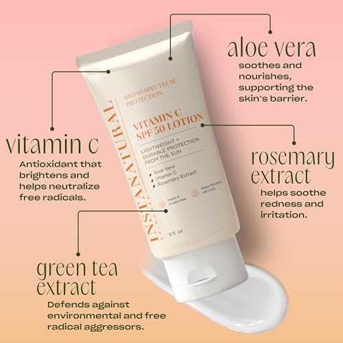 Image 3 of InstaNatural Vitamin C SPF 50 Lotion: Broad Spectrum Sunscreen, 5 Fl Oz