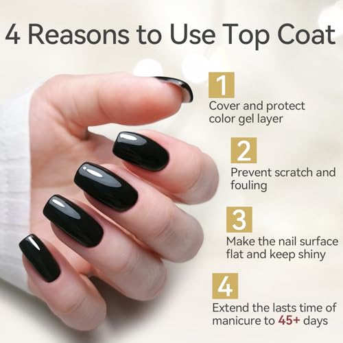 Image 3 of Born Pretty Super Top Gel High Gloss Shiny Long Lasting Top Gel Polish