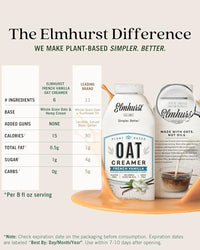 Thumbnail for Image 5 of Elmhurst 1925 French Vanilla Oat Creamer - 16 Ounce (Pack of 6)