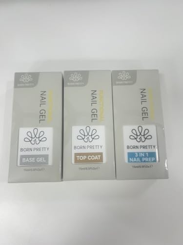 Image 2 of Born Pretty 3-in-1 Nail Dehydrator and Nail-Primer with Base & Top Coat Set