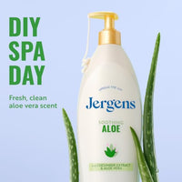 Thumbnail for Image 3 of Jergens Soothing Aloe Body Lotion For Dry Skin, Moisturizer, 21 fl oz
