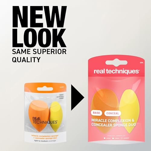 Image 6 of Real Techniques Miracle Complexion Makeup Sponge & Concealer Sponge Duo