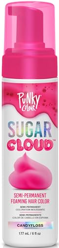 Image 4 of Candyfloss / 6 Fl Oz (Pack of 1) for the product Punky Colour Sugar Cloud Semi Permanent Foaming Hair Color