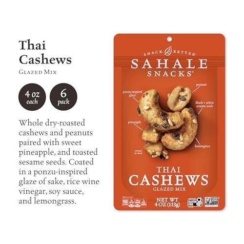 Image 2 of Sahale Snacks Thai Cashews Glazed Mix, 4 Ounces (Pack of 6)