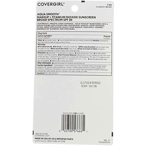 Image 2 of COVERGIRL Aquasmooth SPF 20 Compact Foundation, 0.4 Ounce