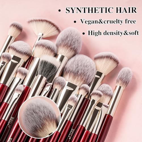 Image 4 of BEILI 30Pcs Makeup Brushes Set