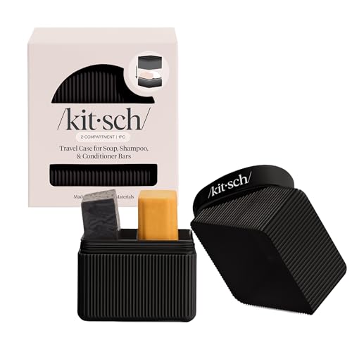 Image 2 of Kitsch 2-Compartment Travel Soap Case – TSA-Approved Bar Soap Holder