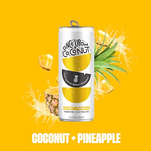 Image 4 of ONCE UPON A COCONUT Premium Pineapple Coconut Water - 10.8 Fl Oz (Pack of 12)