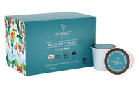 Thumbnail for Image 1 of Default Title for the product LIFEBOOST Medium Roast Organic Non-GMO Low Acid Coffee K Cups - 10 Count