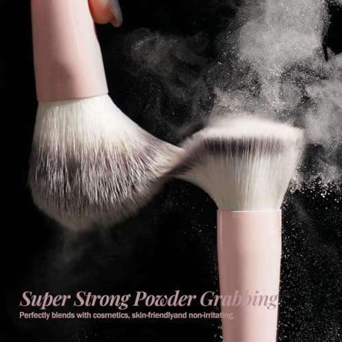 Image 9 of BS-MALL Makeup Brushes Foundation Powder Concealers Eye Shadows Makeup Set with LED Light Mirror 14 Pcs