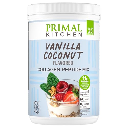 Image 1 of Default Title for the product Primal Kitchen Vanilla Coconut Collagen Peptide Mix, 14.4oz