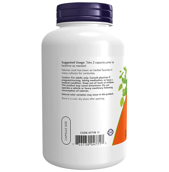 NOW Foods Valerian Root 500 mg Veg Capsules