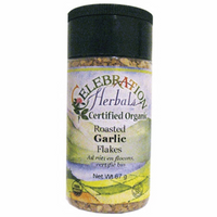 Thumbnail for Celebration Herbals Organic Garlic Flakes Roasted 67 grams