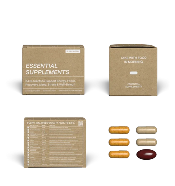 Blueprint Bryan Johnson Essential Supplements Travel Packs (15N)