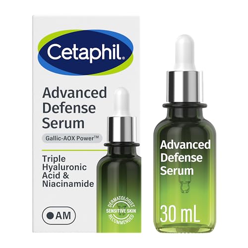 Image 1 of 1 Fl Oz (Pack of 1) for the product Cetaphil Advanced Defence AM Face Serum, Dermatologist Recommended, 1oz
