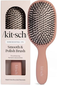 Thumbnail for Image 3 of Terracotta for the product Kitsch Smooth & Polish Hair Brushes For Women and Men