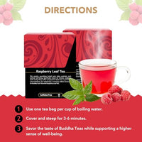 Thumbnail for Image 4 of Buddha Teas Organic Raspberry Leaf Tea - Herbal Tea, Caffeine Free